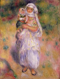 Algerijnse vrouw en kind, 1882